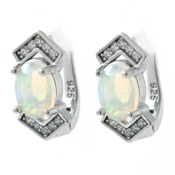 Opal und 925 Silber Set