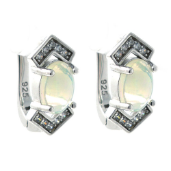 Opal und 925 Silber Set