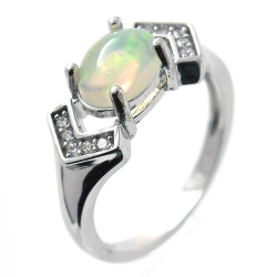 Opal and 925 Silver Set