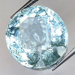 21.17ct Acquamarina in Faccettato Ovale