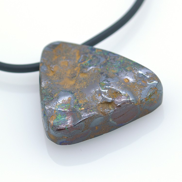 Australian Opal Matrix Pendant and 925 Silver