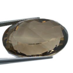 53,69ct. Smoke Quartz Oval Cut