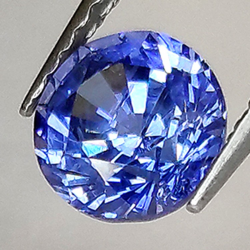 1.29ct Zaffiro Taglio Rotondo 5.91x4.61mm