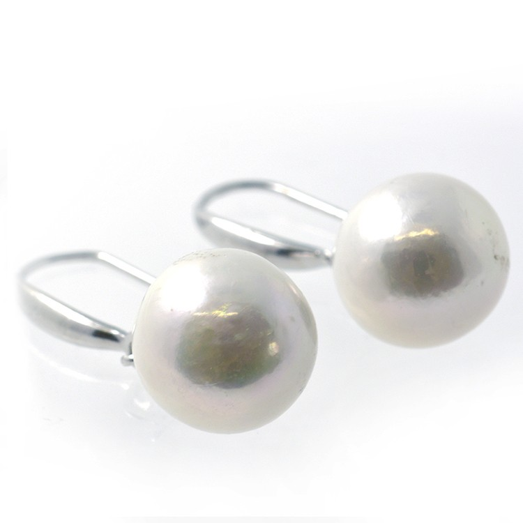 Boucles d'oreilles perle et argent 925