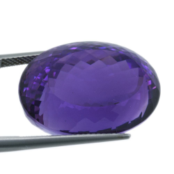 43.28ct Amethyst oval cut 24.19x17.39mm