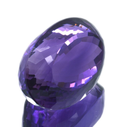 43.28ct Amethyst oval cut 24.19x17.39mm