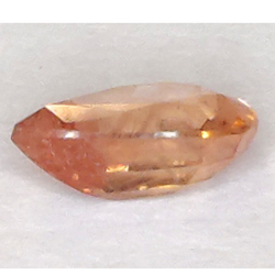 0.62ct Padparadscha Saphir Taille Poire 6.46x4.54mm