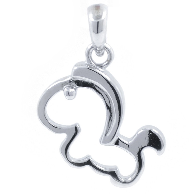 925 Silver Horse Pendant