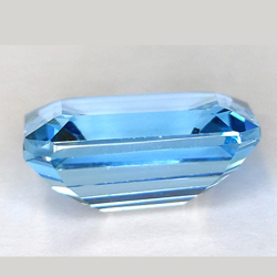 16.65ct Topazio Blu Svizzero Taglio Smeraldo