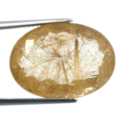 20,65ct. Rutile Quartz Oval Cut