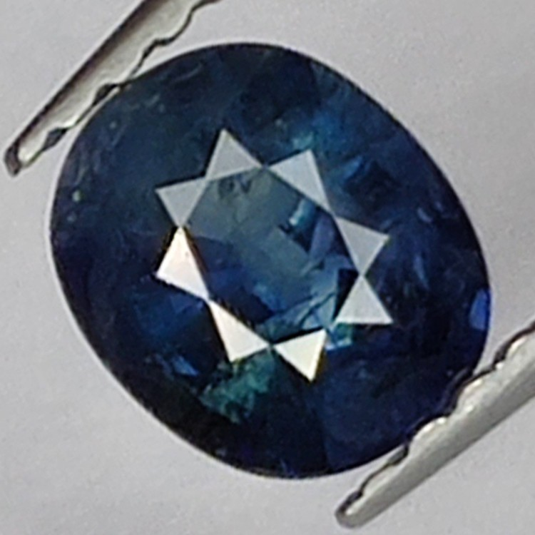 0.82ct Blue Sapphire Oval Cut 5.8x4.9mm