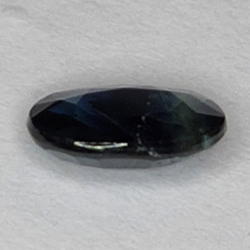 Zaffiro blu a taglio ovale da 0,89 ct, 7,0 x 4,9 mm