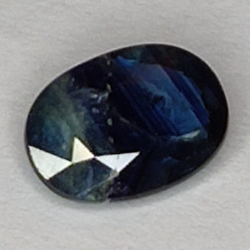 0.89ct Blue Sapphire Oval Cut 7.0x4.9mm