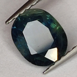 1,12 ct blauer Saphir im Ovalschliff 6,8 x 5,5 mm