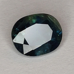 1,12 ct blauer Saphir im Ovalschliff 6,8 x 5,5 mm