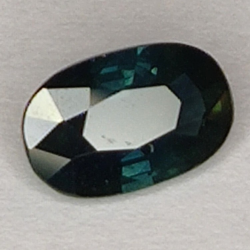 Zaffiro blu da 0,91 ct, taglio ovale 7,0x4,5 mm