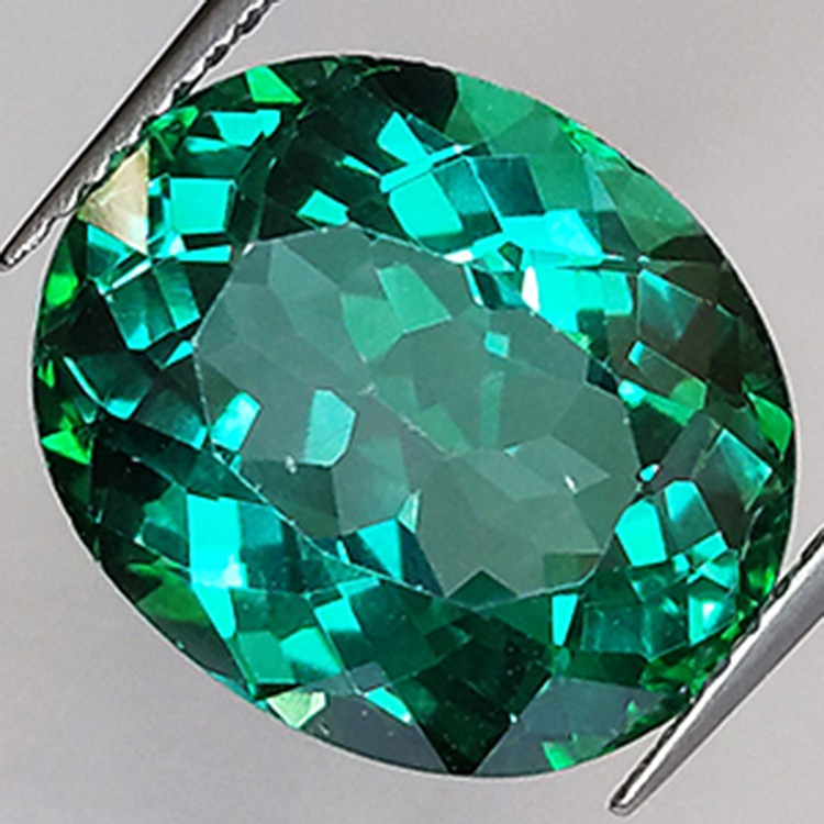 10.26ct Grüner Topas Oval Schnitt