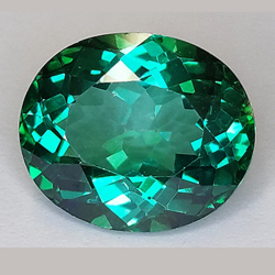 10.26ct Green Topaz Oval Cut