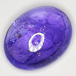 Cabochon ovale Tanzanite 3.60ct 11x8mm