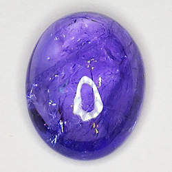 Cabochon ovale Tanzanite 3.60ct 11x8mm