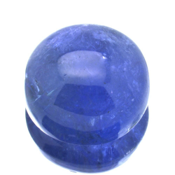 16,47 ct Tanzanite Cabochon Taille Ovale 14,10x8,96 mm