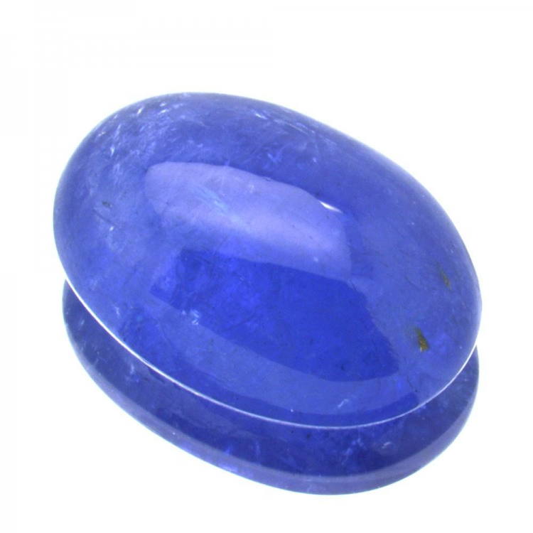 Cabochon Di Tanzanite A Taglio Ovale Da 10,94 Ct, 16,30 X 11,55 Mm