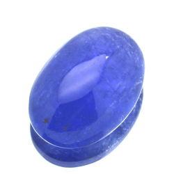 Cabochon Di Tanzanite A Taglio Ovale Da 10,94 Ct, 16,30 X 11,55 Mm