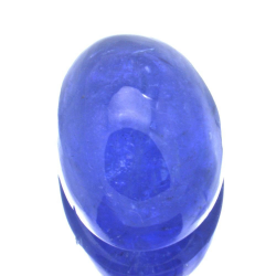 Cabochon Di Tanzanite A Taglio Ovale Da 13,02 Ct, 14,78 X 10,94 Mm