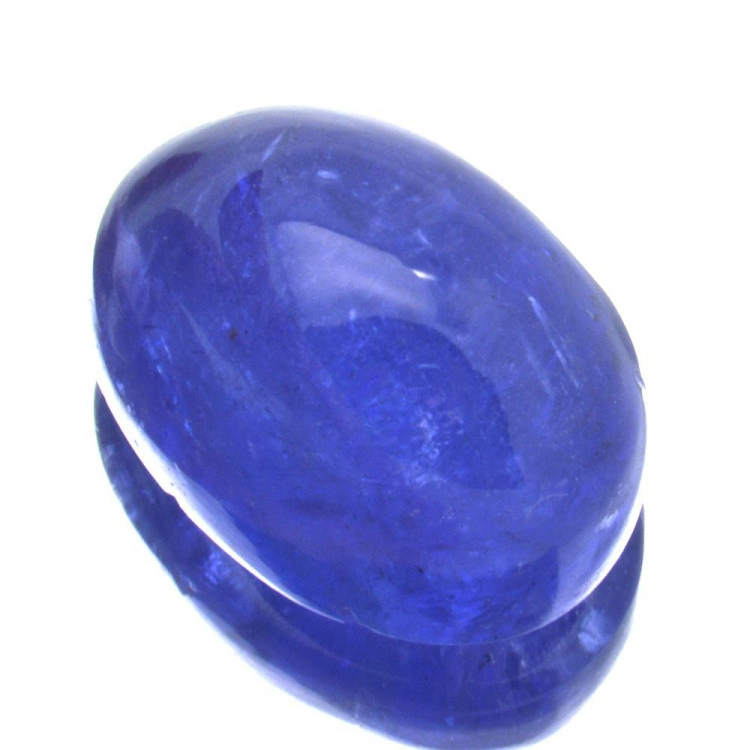 Cabochon Di Tanzanite A Taglio Ovale Da 13,02 Ct, 14,78 X 10,94 Mm