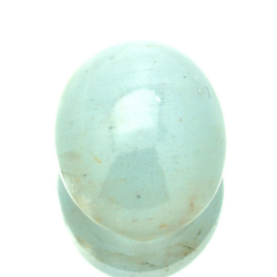 7,60ct.Aquamarine Cat`s Eye Oval Cabochon Cut