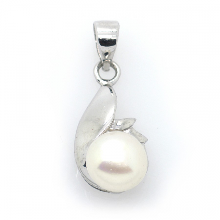 Pendentif perle et argent 925