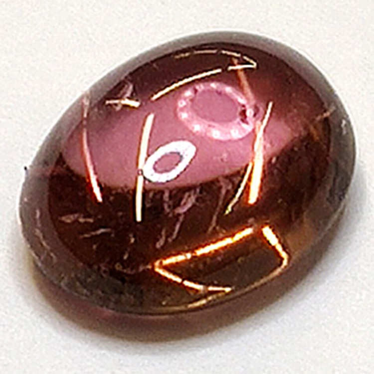 2.16ct Turmalina Rosa Cabujón Oval 9.20x7.19mm