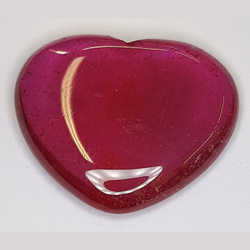 21.27ct Rubino Cabochon Cuore