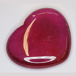 21.27ct Rubin Cabochon Herz