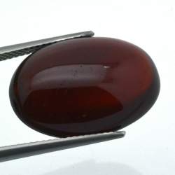 25,62ct.Hessonite Garnet Oval Cabochon Cut