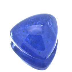 Cabochon di tanzanite a taglio triangolare da 10,30 ct, 13,10x12,82 mm