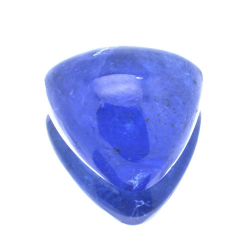 10.30ct Tanzanite Cabochon triangular cut 13.10x12.82mm