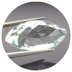 24,63ct Unheat BlueTopaz Marquise Cut