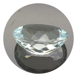 23,64ct Unheat BlueTopaz Oval Cut