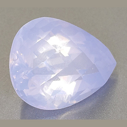 13.46ct Amatista Lavanda Talla Pera con Damero