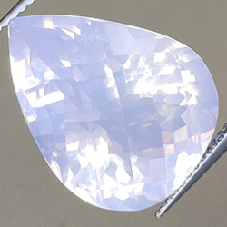 13.46ct Amatista Lavanda Talla Pera con Damero