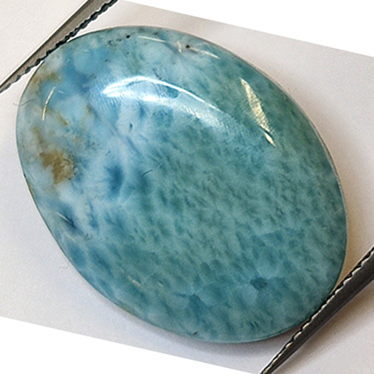 21.53ct Larimar Taglio Cabochon Ovale