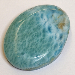 21.53ct Larimar Taglio Cabochon Ovale