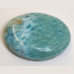 21.53ct Larimar Taglio Cabochon Ovale