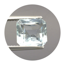 2,92ct. Aquamarine Emerald Cut