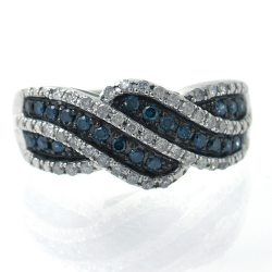 Diamonds and Silver 925 Ring