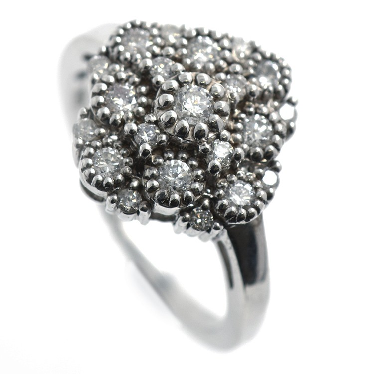 Diamonds and Silver 925 Ring