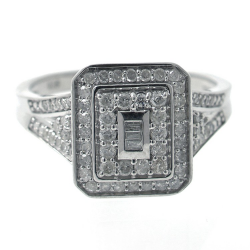 Diamonds and Silver 925 Ring