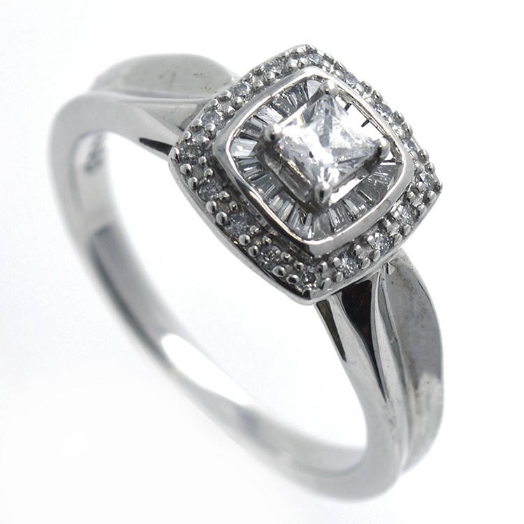 Bague Diamants et Argent 925