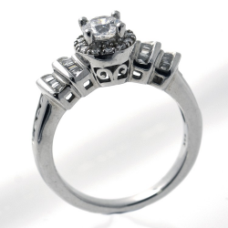 Diamonds and Silver 925 Ring